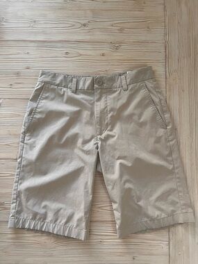 Vineyard Vines Performance Light Tan Stretch Flat Front Men’s Shorts